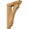 Ekena Millwork Imperial Traditional Rough Sawn Bracket w/ Offset Brace, Western Red Cedar, 6"W x 22"D x 34"H BKT0604X22X34IMP01RWR - alternate 1
